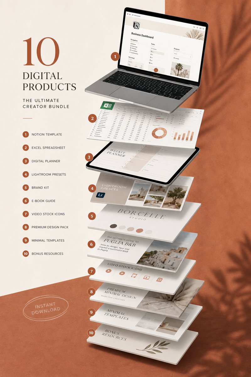 BUNDLE MASSERIA DIGITAL - 10 Prodotti da 538 a 197 EUR